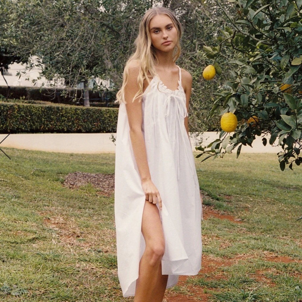 Piyama White Mona Nightgown